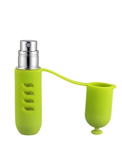 5ml Refillable Perfume Atomizer for Travel, TSA-Approved Portable Mini Empty Cologne Spray Pump Bottle, Dispenser Container Pocket Size Men and Women (Green)