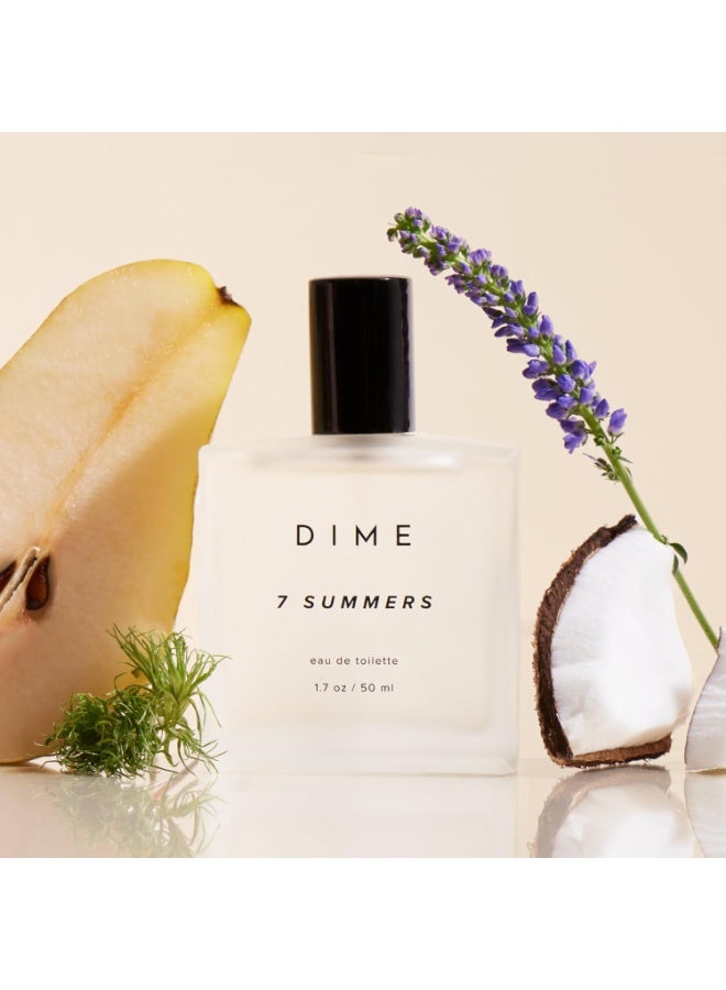 دايم عطر الجمال 7 الصيف للنساء، 1.7 أوقية / 50 مل - رائحة زهرية حلوة، عطر نظيف مياه المرحاض، غير حساسية - Image 3