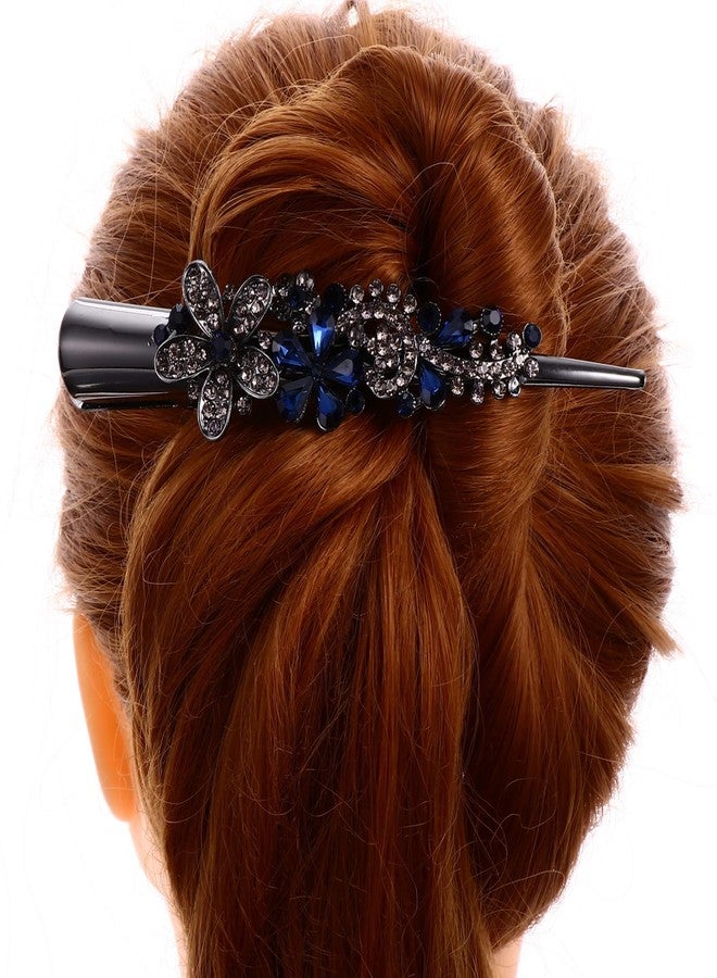 KALLORY Crystal Hair Clips 3 Pcs Large Rhinestone Alligator Clips for Women Hair Styling Festival and Daily Wear Accessories - Image 5