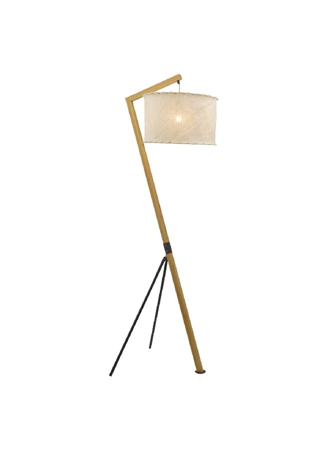 Micasa 40W E27 Base Contemporary Modern Elegant Decorative Bamboo Tripod Floor Lamp Warm White C5007417-1 