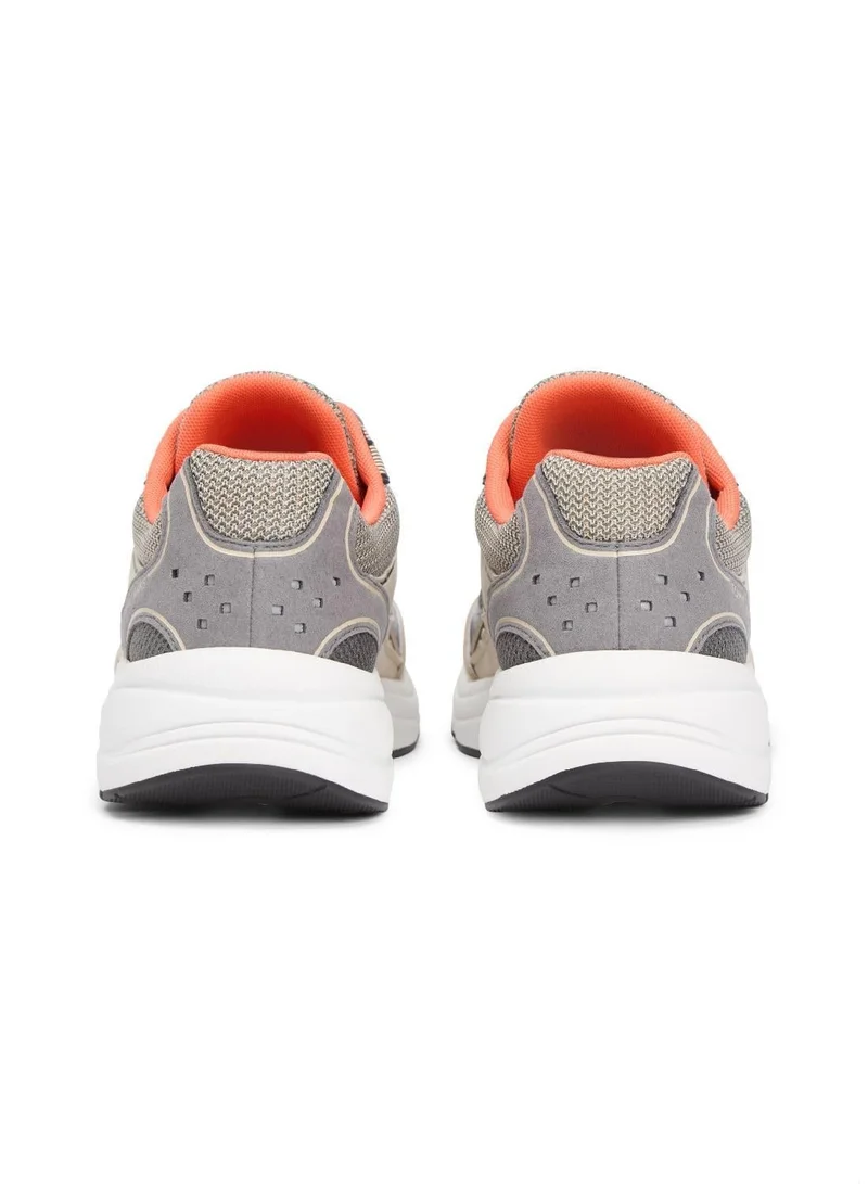 Tommy Jeans Gulf Sans/Zinc Grey Archive Mesh Trainers for Men | Best Price UAE