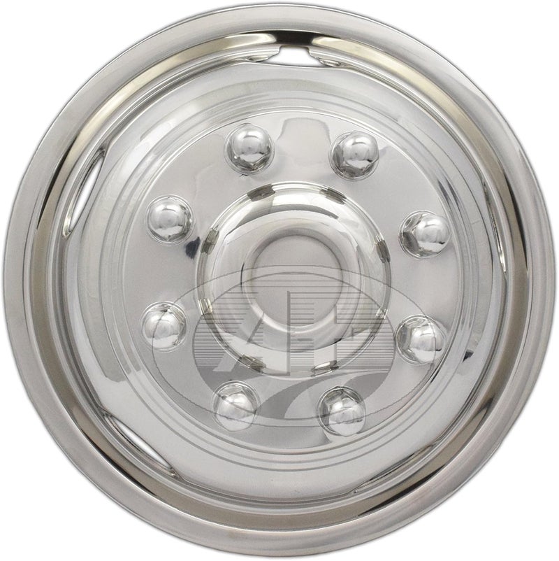 A+ 17" Stainless Steel Wheel Simulator for GMC 3500 and Dodge 3500 - Image 2