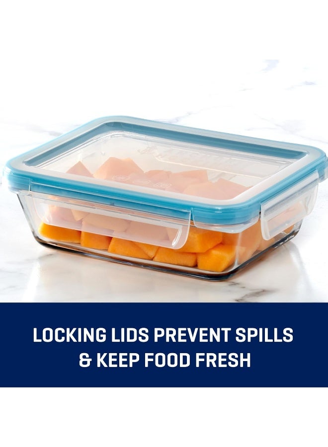 Anchor Hocking, Food Storage Container With TrueLock Locking Lid-(13968) 1.4Ltr, Rectangle - Image 4