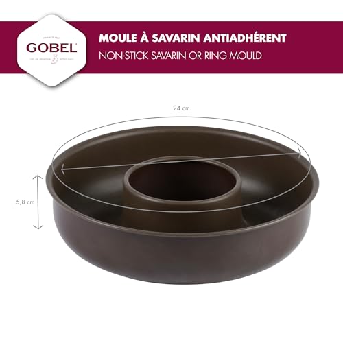 Gobel - Non-Stick Deep Savarin or Ring Mold - Ø9 1/2" x 2 1/4" - Image 4