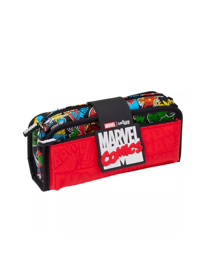 Smiggle Marvel Comics x Flip-Open Pencil Case - Large Capacity Pencil Case - Image 3