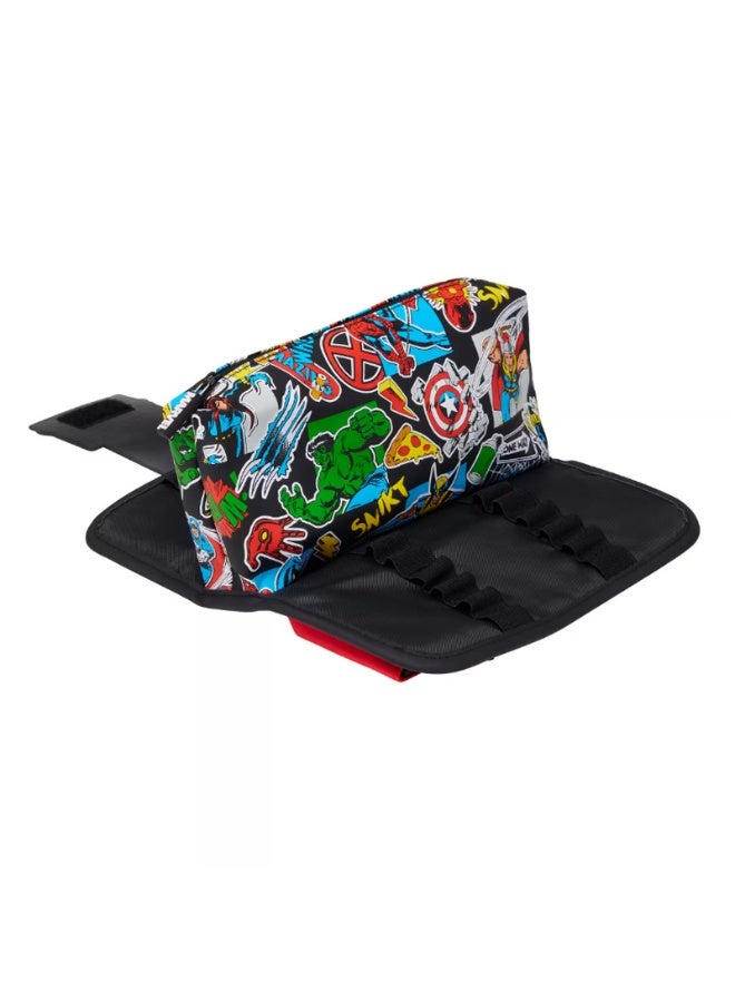 Smiggle Marvel Comics x Flip-Open Pencil Case - Large Capacity Pencil Case - Image 4