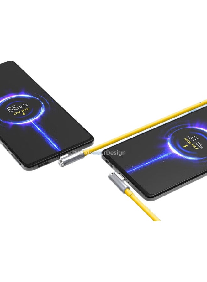 Win Potential Win Qian Suitable For Xiaomi Data Cable, 120W 90W/67W Charging Cable, Type-C Bent Head, Fast Charging 6A Cable, Extended 1.8 Meters, 15/14/13/Ultra/12Pro/11, Redmi K70E - Image 3