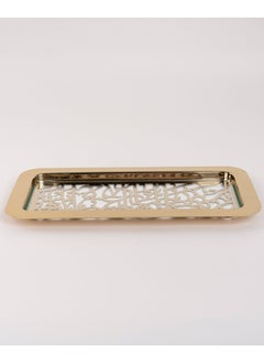 La Mesa La Mesa Serving Tray Caligraphy Gold Colur 40X20X2 Cm  - Image 2