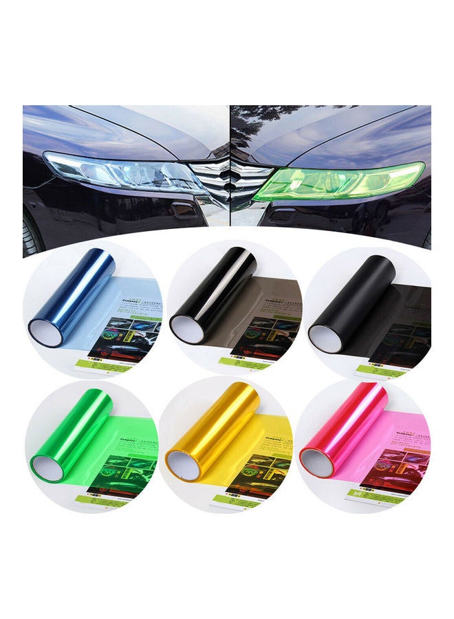 Loquat Car Light Styling Wrap Sheet Decal Sticker Film - Image 2