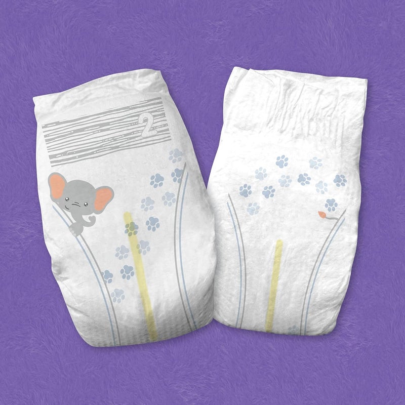 Cuties | Skin Smart, Absorbent & Hypoallergenic Diapers with Flexible & Secure Tabs | Bulk Case | Size 2 | 200 Count - Image 3