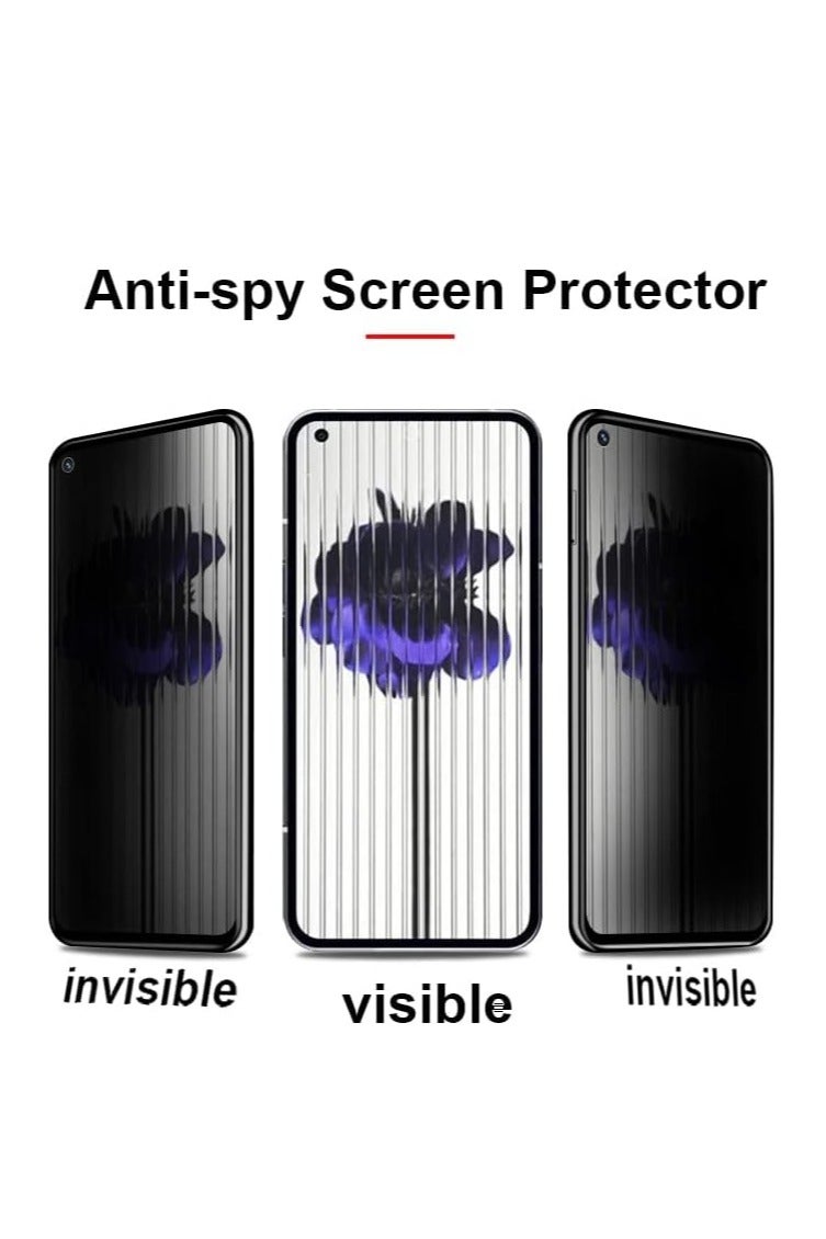 LEDIN Privacy Screen protector compatible with Nothing Phone 1 Anti-Glare Privacy Screen Protector Tempered Glass Anti Spy - Image 2