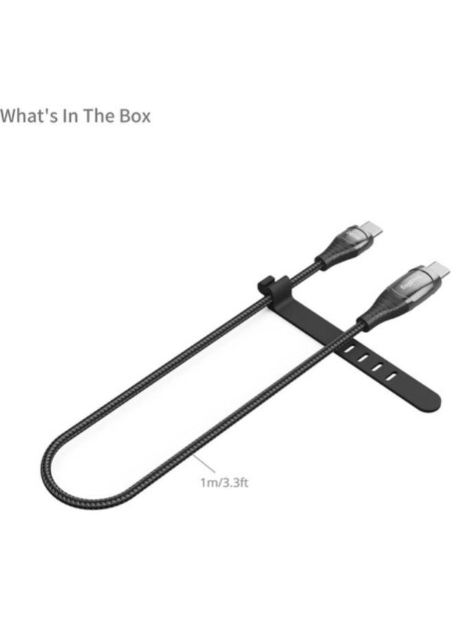 سمول ريج SmallRig 240W USB-C Power Cable with LED Display (3.3') - Image 5