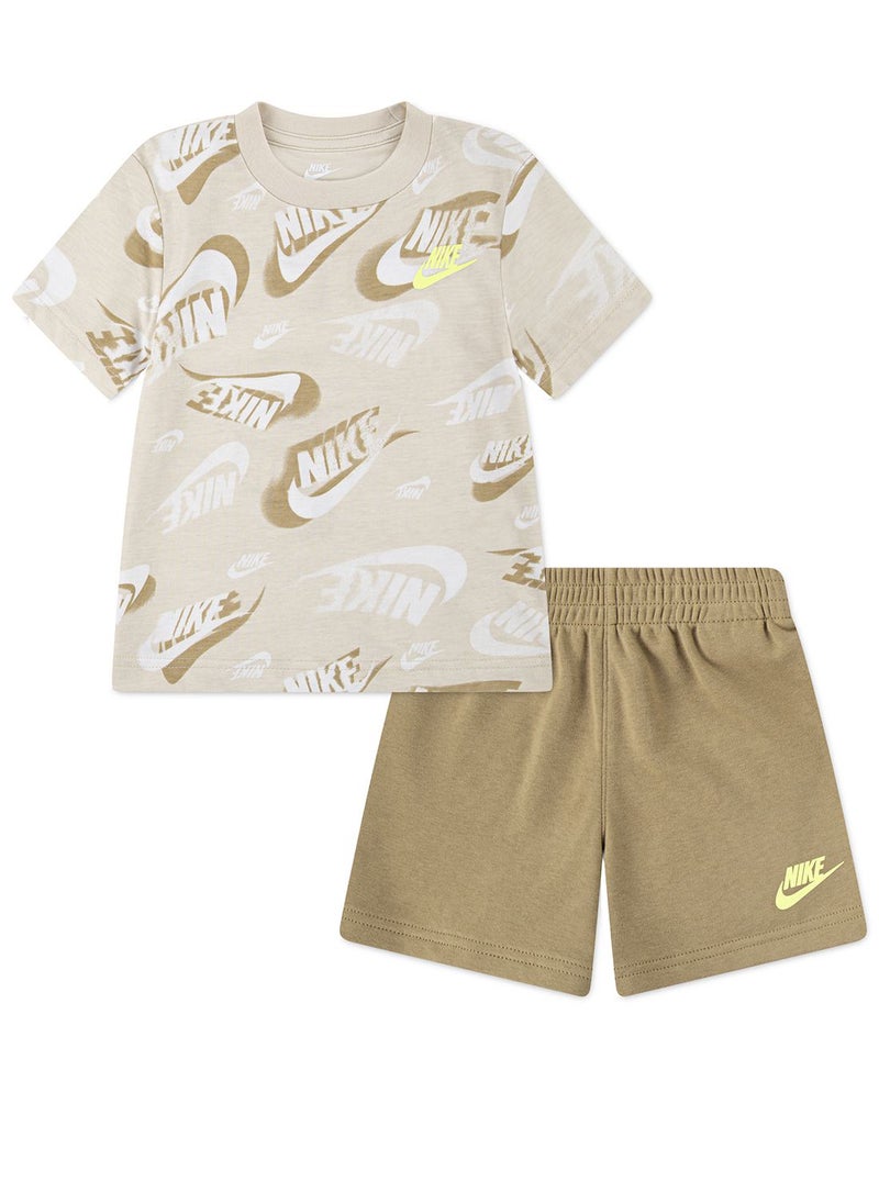 Nike Infant Nsw On The Move Aop Set  - Image 1