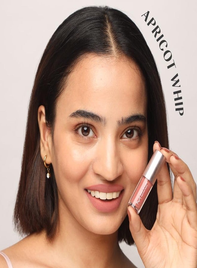 House Of Makeup Matte Liquid Lipstick MINIS with Hyaluronic Acid & Vitamin E | Long Lasting, Smudgeproof | Non-cakey, Non-drying | 2 ml | Apricot Whip - Image 3