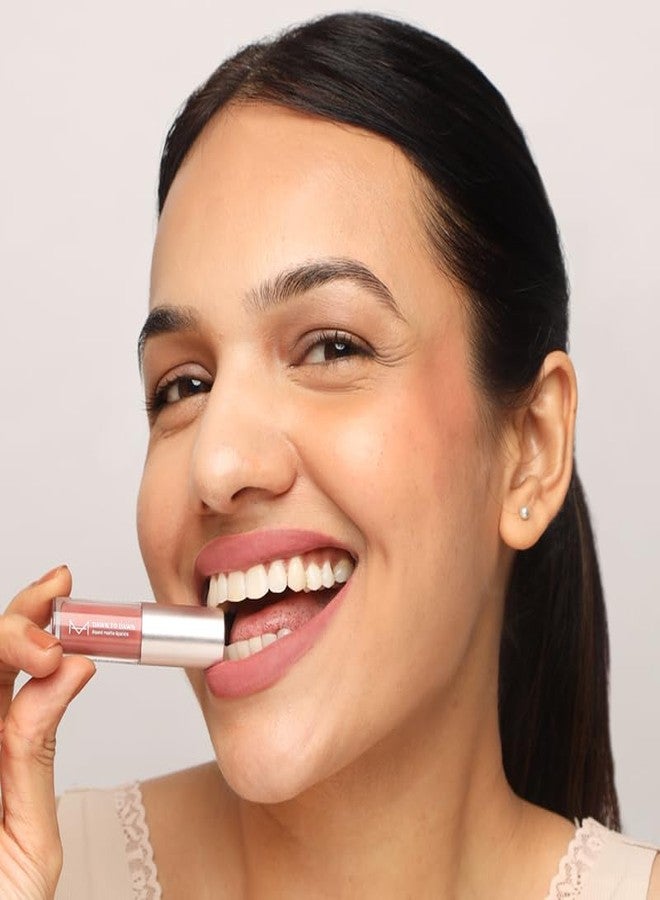 House Of Makeup Matte Liquid Lipstick MINIS with Hyaluronic Acid & Vitamin E | Long Lasting, Smudgeproof | Non-cakey, Non-drying | 2 ml | Apricot Whip - Image 4