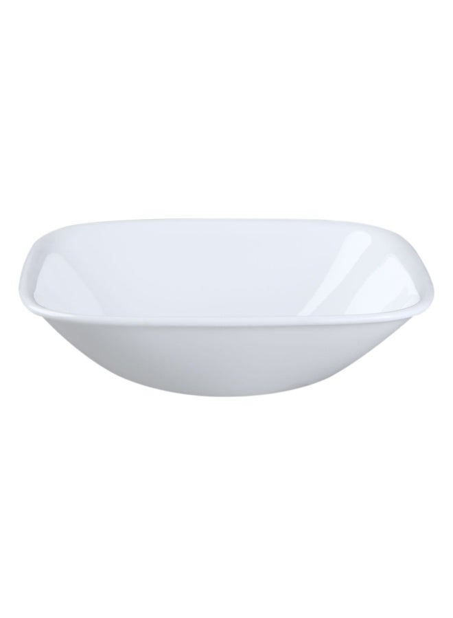Corelle Square Pure White 10 Ounce Soup/Cereal Bowl (Set of 4)