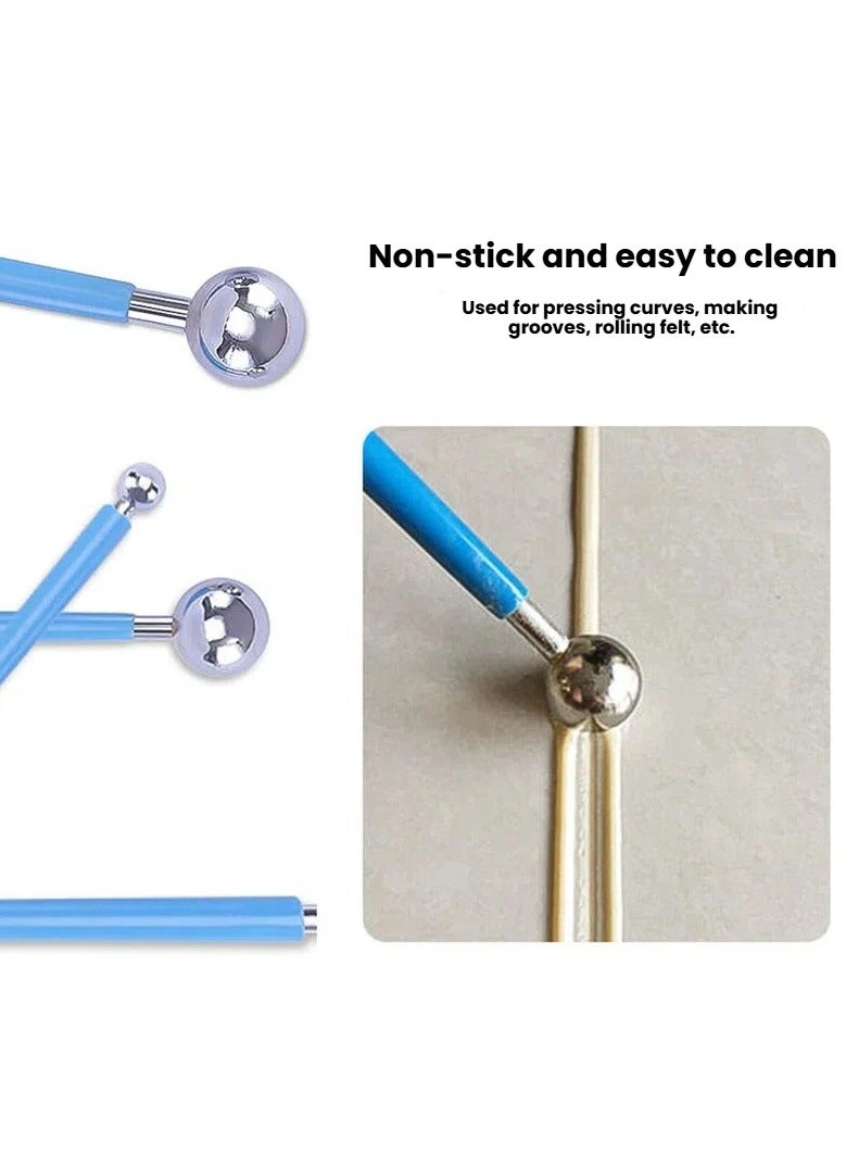 general 18PCS Caulk Remover Tool Set - Grout Sealing & Silicone Sealant Cleaner Kit for Kitchen Bathroom Window Gap Cleaning - Image 4