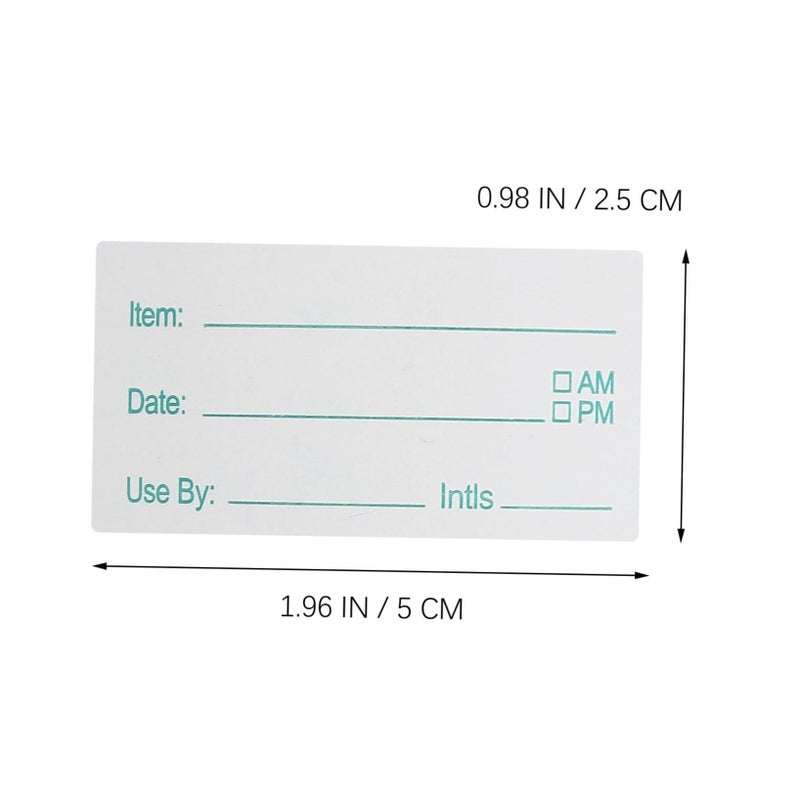 Removable Freezer Refrigerator Food Storage Labels 1 Roll Write On Containers - Image 3