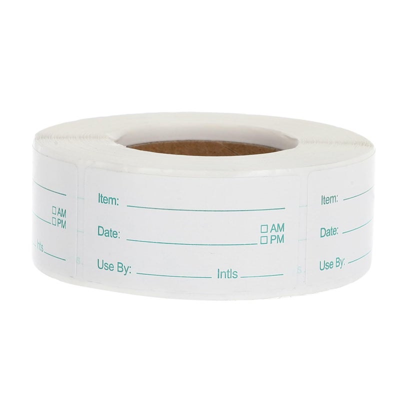Removable Freezer Refrigerator Food Storage Labels 1 Roll Write On Containers - Image 2