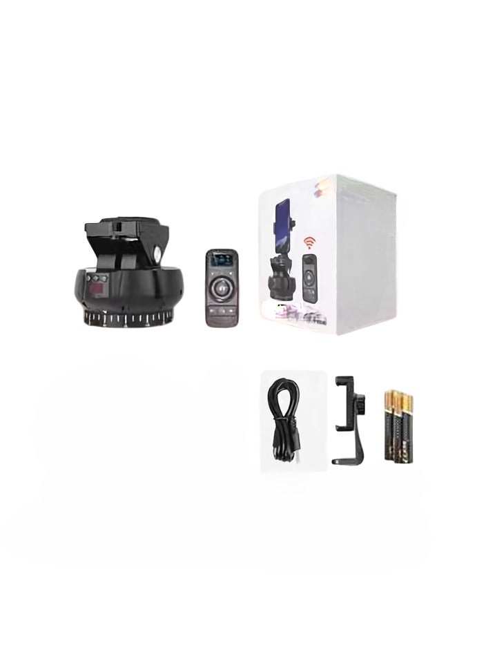 2.4G Electronic Camera Tripod Head, 360 Degree Rotation Portable Motorized Pan Tilt Head, Compact Motorized Panoramic Tripod Head With Wireless Remote Control, (Set 1)  - Image 1