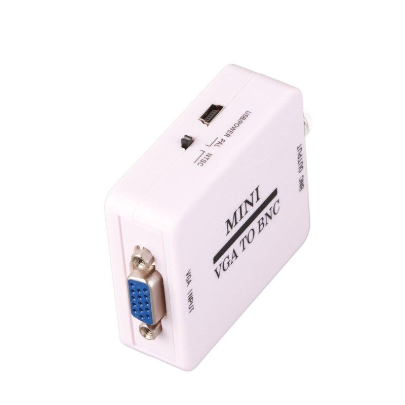 Mini VGA to BNC Converter - 1920 x 1080@60Hz High Resolution Compact Portable Sturdy Durable Video Adapter for Home HDTV Monitors TVs Computers - Image 5