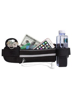 Muyixin 2 Pack Running Belt Waist Packs Zipper Sweatproof Workout Waist Pouch, Travel Money Phone Holder Belt Bag for Couple, Men, WOmen  - Image 4