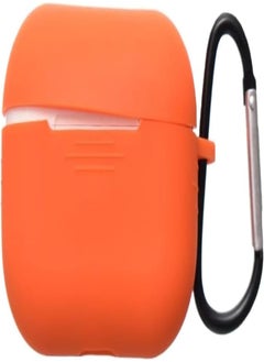 G-Power Silicone Airpod Protective Case Containing Safe Edges With Simple Design And Easy Install For Airpods Pro - Orange