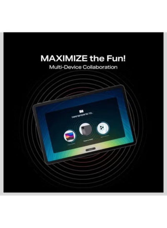 AirTab XPAD 20 MAX 10.1-Inch Android 13 Smart Tablet – 16GB RAM, 1TB ROM, 4G LTE + Wi-Fi, Full HD Display, Quad-Core Processor, Long Battery Life with Keyboard, Touch Pen & Bluetooth Neckband – Sleek Gray - Image 2