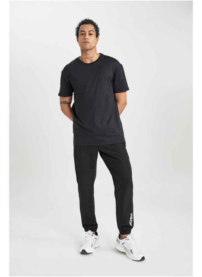 DeFacto - Man Standart Fit Crew Neck Short Sleeve Knitted T-Shirt - Image 1