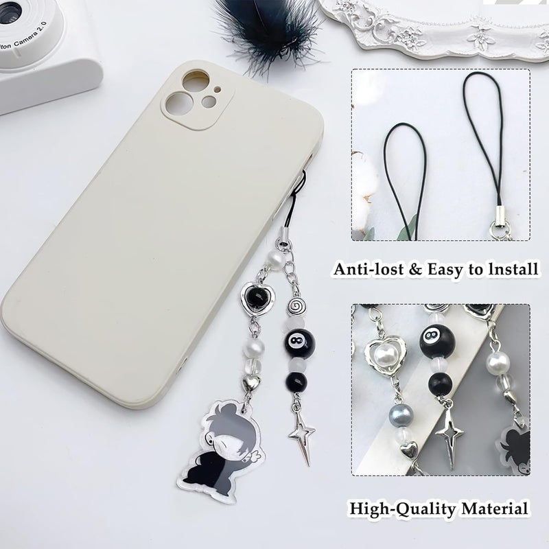 CoolShef سحر الهاتف كول شيف أنمي | سحر الهاتف جوج ساتورو وسوغورو غيتو من جوجوتسو كايسن | إكسسوارات أنمي أنيقة للهواتف، الحقائب، سلاسل المفاتيح، سماعات الأذن وزينة الكاميرا - Image 3