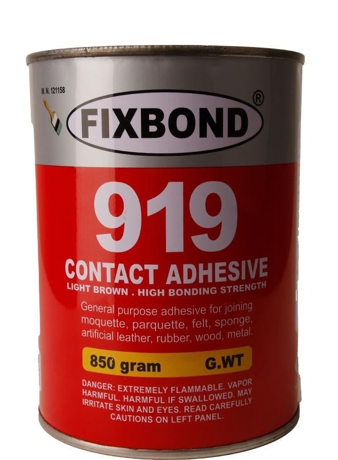 فيكس بوند لاصق FIXBOND تلامسي احترافي 850جم – قوة تثبيت عالية للخشب والمطاط والمعادن - Image 1