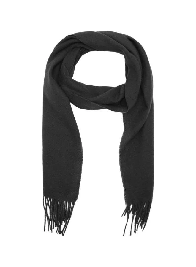 Mango Man  Plain fringed scarf for Men | Best Price UAE