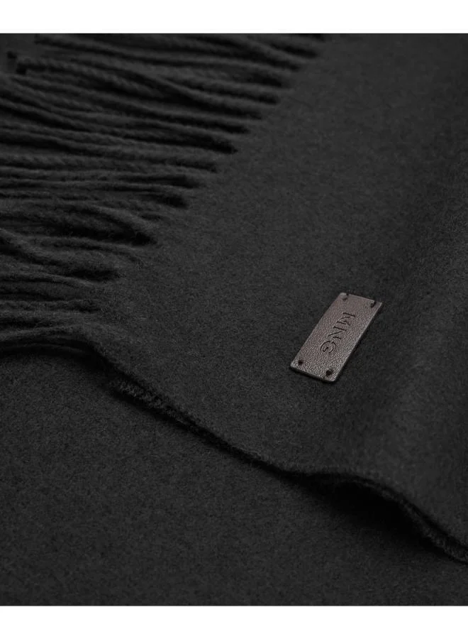 Mango Man  Plain fringed scarf for Men | Best Price UAE