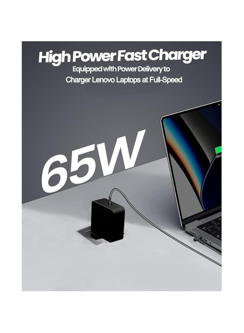 ZEXEN 65W Laptop Charger for Lenov.o IdeaPad 3 110 110S 120 320 330 510 510S 520 520S 530 710 B50-50 S130 S145 V15 Chromebook N22 Yoga 710 Flex 14 15 Series 20V 3.25A Power Supply Connector: 4.0 * 1.7mm - Image 4