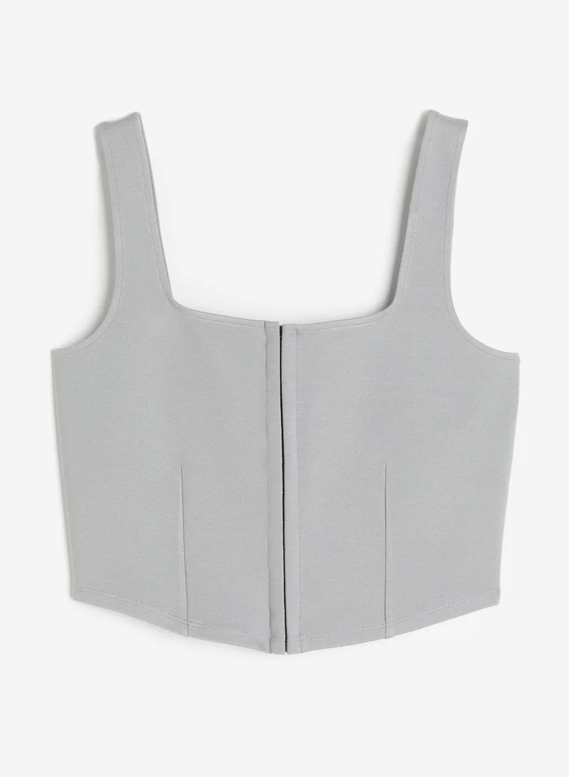 اتش اند ام Square Neck Crop Top