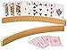 CHH 14 Curved Shape Wooden Card Holders Set of Two Natural Finish - Image 3