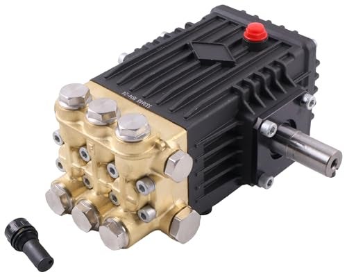 LSSOCH Triplex Pressure Washer Pump TS1811 T47 Series 45GPM 3500PSI 1125RPM 24MM Solid Shaft - Image 1