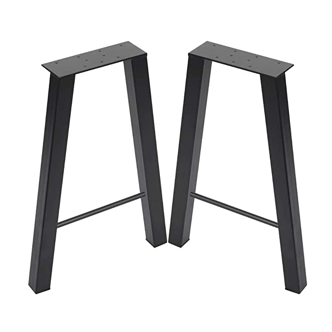 Dcloud Metal Table Workbench Meeting Room Kitchen Table Coffee Desk Legs Heavy Duty Desk Legs Metal Furniture Legs for Dining Table only Legs H Shape - Image 2