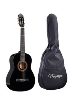 Megarya 34” Classical Guitar with Nylon Strings Acoustic Guitar with Truss Rod for Beginner Professional with Bag (Black)  - Image 1