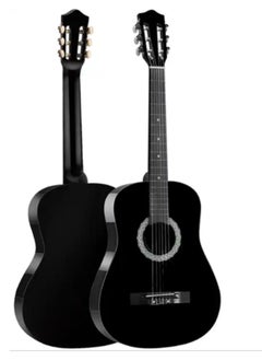 Megarya 34” Classical Guitar with Nylon Strings Acoustic Guitar with Truss Rod for Beginner Professional with Bag (Black)  - Image 2