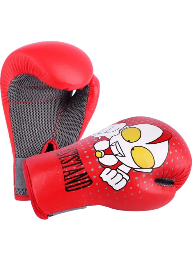 Laststand Boxing Gloves For Children And Kids, Specialized Training Gloves For Taekwondo And Karate, Children'S Fighting Gloves, Ultraman Red - Image 2