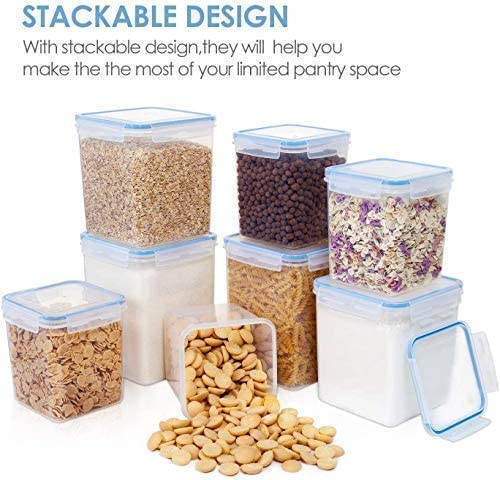 Woolco Airtight Food Storage Jar and Container Set For kitchen Set Of 6 2500ML - Image 2
