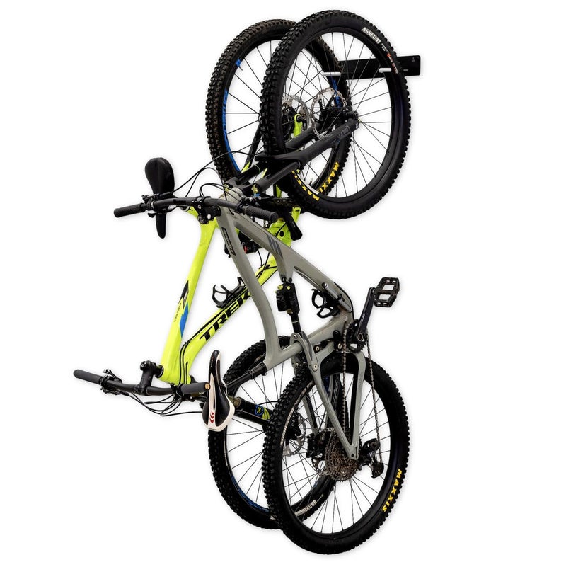 StoreYourBoard StoreYourBoard BLAT 2 Bike Vertical Wall Rack, Holds 2 Bikes, Home & Garage Mounted Storage Hooks, Heavy-Duty Solid Metal Max 100 lbs