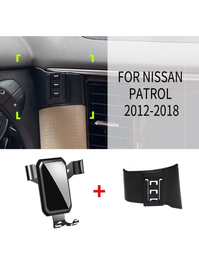 Nissan Patrol 2012-2019 Y62 Phone Holder Mount, Holder+ (1* Gravity Phone Holder) for all phones, Nissan Patrol Accessories - Image 1