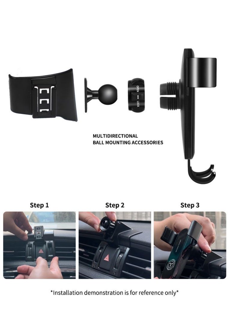 Nissan Patrol 2012-2019 Y62 Phone Holder Mount, Holder+ (1* Gravity Phone Holder) for all phones, Nissan Patrol Accessories - Image 4