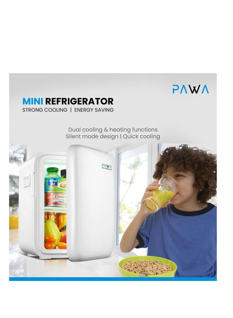 باوا ثلاجة صغيرة تبريد قوي وتوفير للطاقة مناسبة للاستخدام الخارجي والداخلي / سعة 10 لتر - بيضاء - Image 5