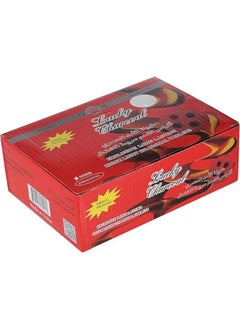 Lucky Charcoal pack of 4 Boxes Charcol lite Smart Tablets Bakhoor 50 MM Compo Sett RED LUCKY-4P  - Image 3