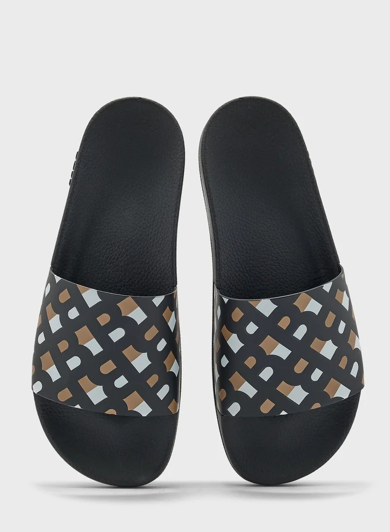 BOSS Logo Slip On Slide