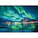 MINIWAN Northern Lights 500 Piece Puzzles for Adults Aurora Nature Landscape Jigsaw Puzzles Family Challenging Mountain Lake Scenery Puzzles 21x15 - Image 2