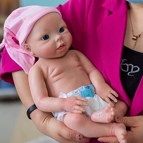 OCSDOLL دمى الأطفال المولودة من السيليكون الكامل بحجم 20 بوصة بلاتينيوم 69 رطل دمى أطفال حديثي الولادة الواقعية الناعمة الفتاة - Image 1